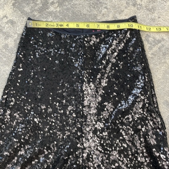 New Commando Black Sequin High Rise Legging Skinny Party Sparkle Sz M - Picture 7 of 9